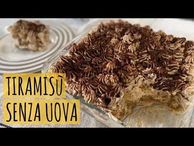 Tiramisù Senza Uova Facile e Veloce