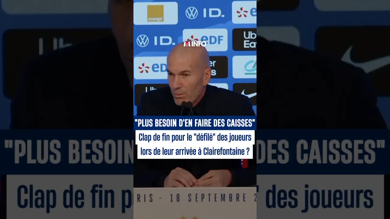 Zidane : Pas de message de sobriété à Clairefontaine