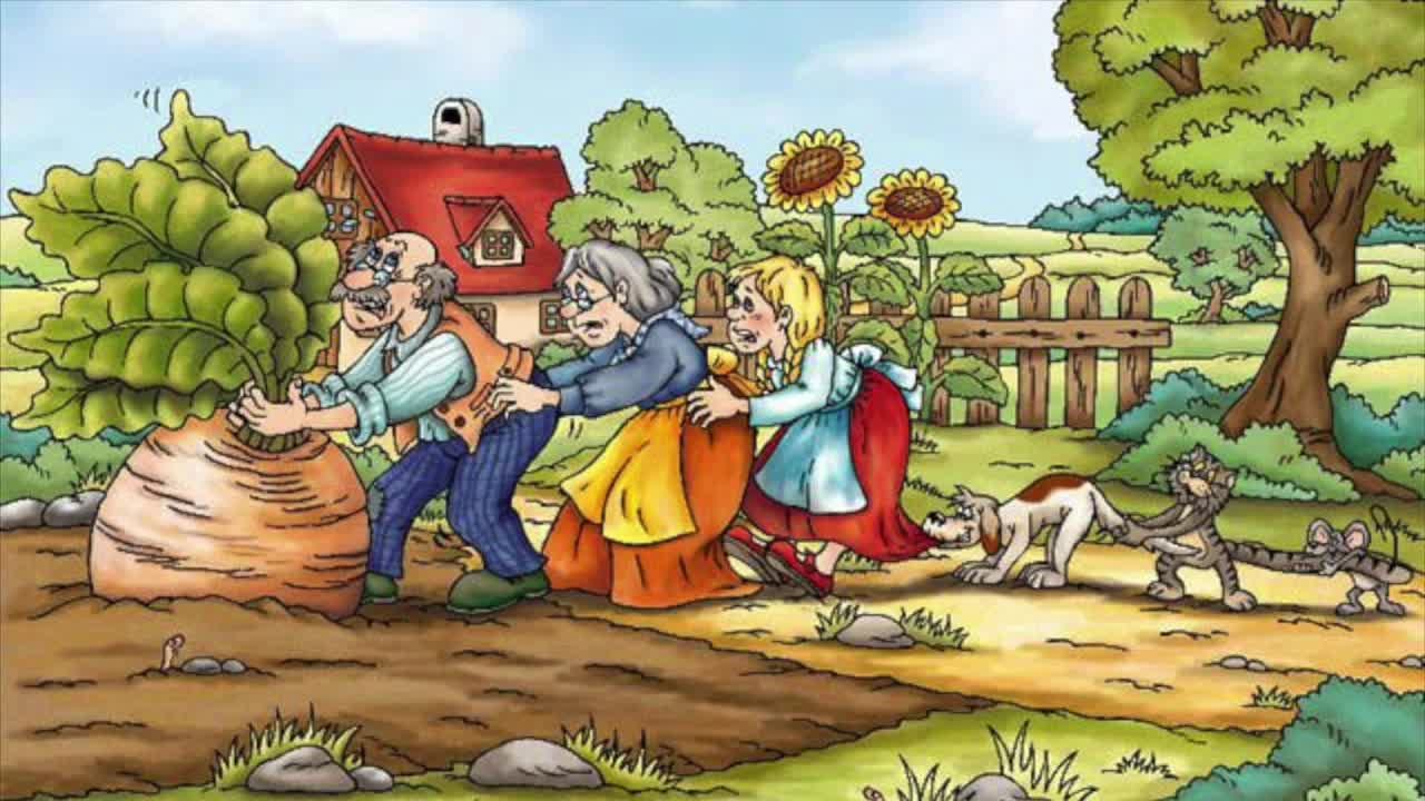 Pohádka o veliké řepě pro děti