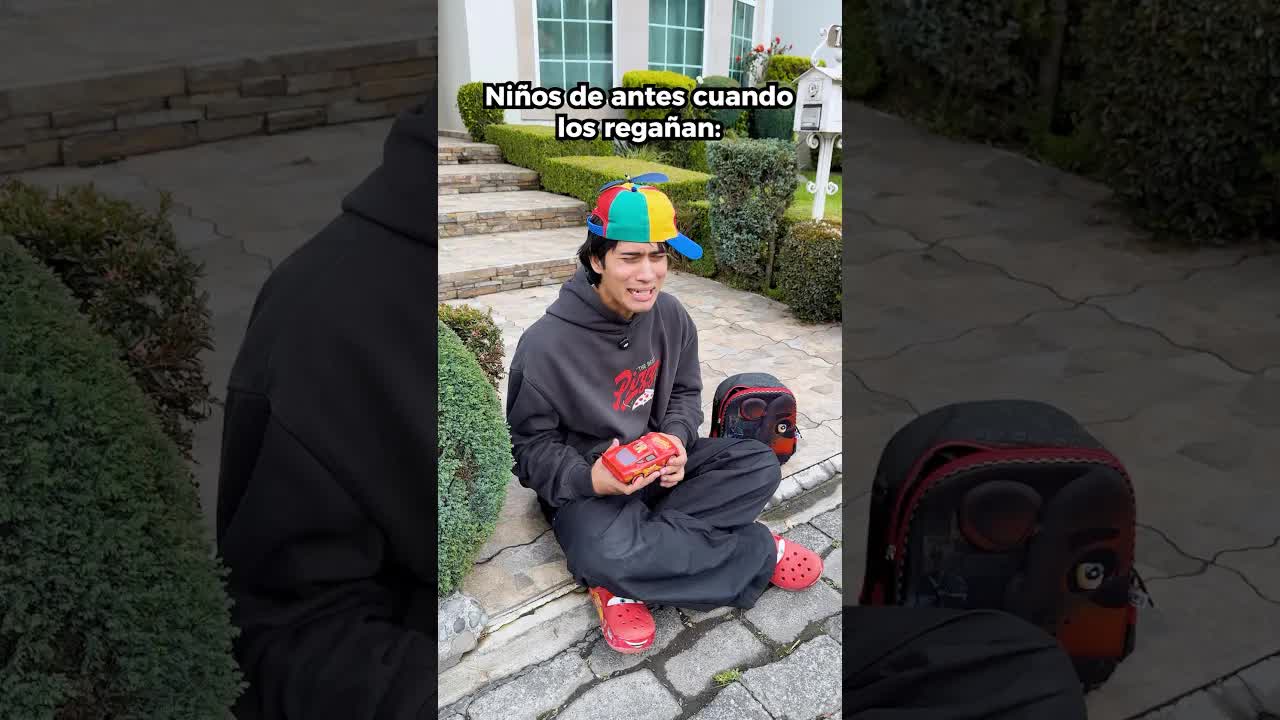 Niños regañados: antes y ahora
