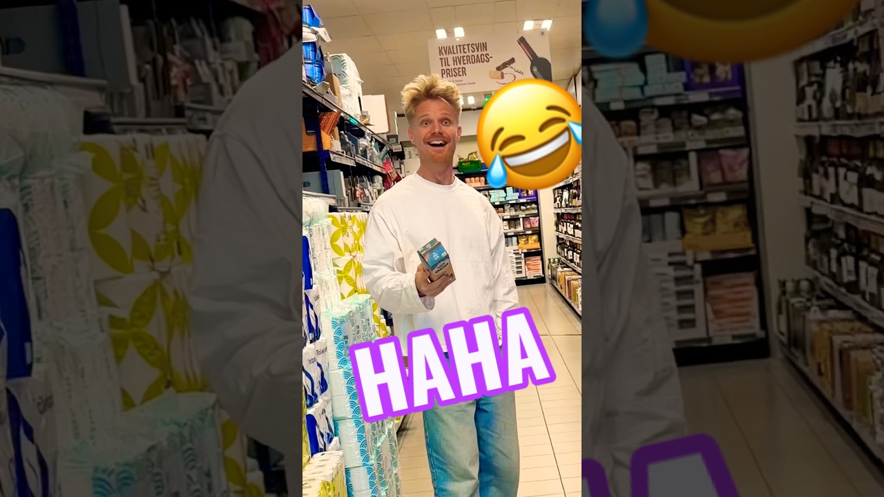 Michael glemmer indkøbslisten i Rema 1000