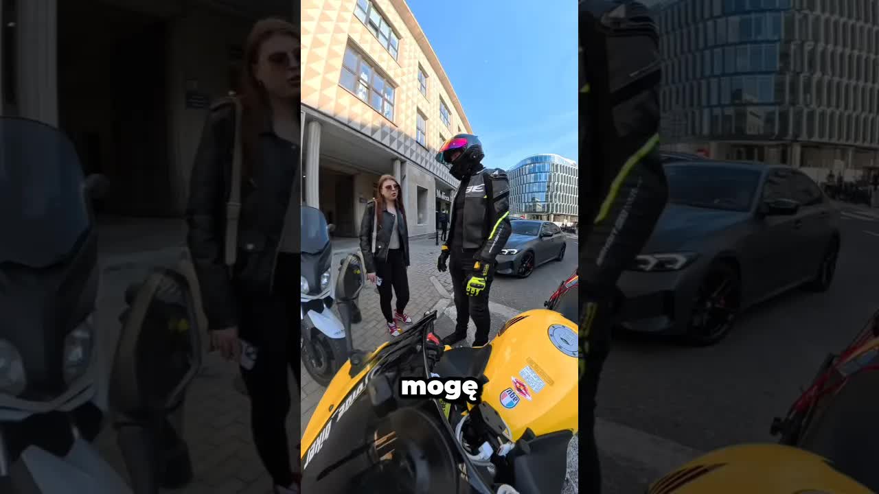 Czy polubiła głośne motocykle?