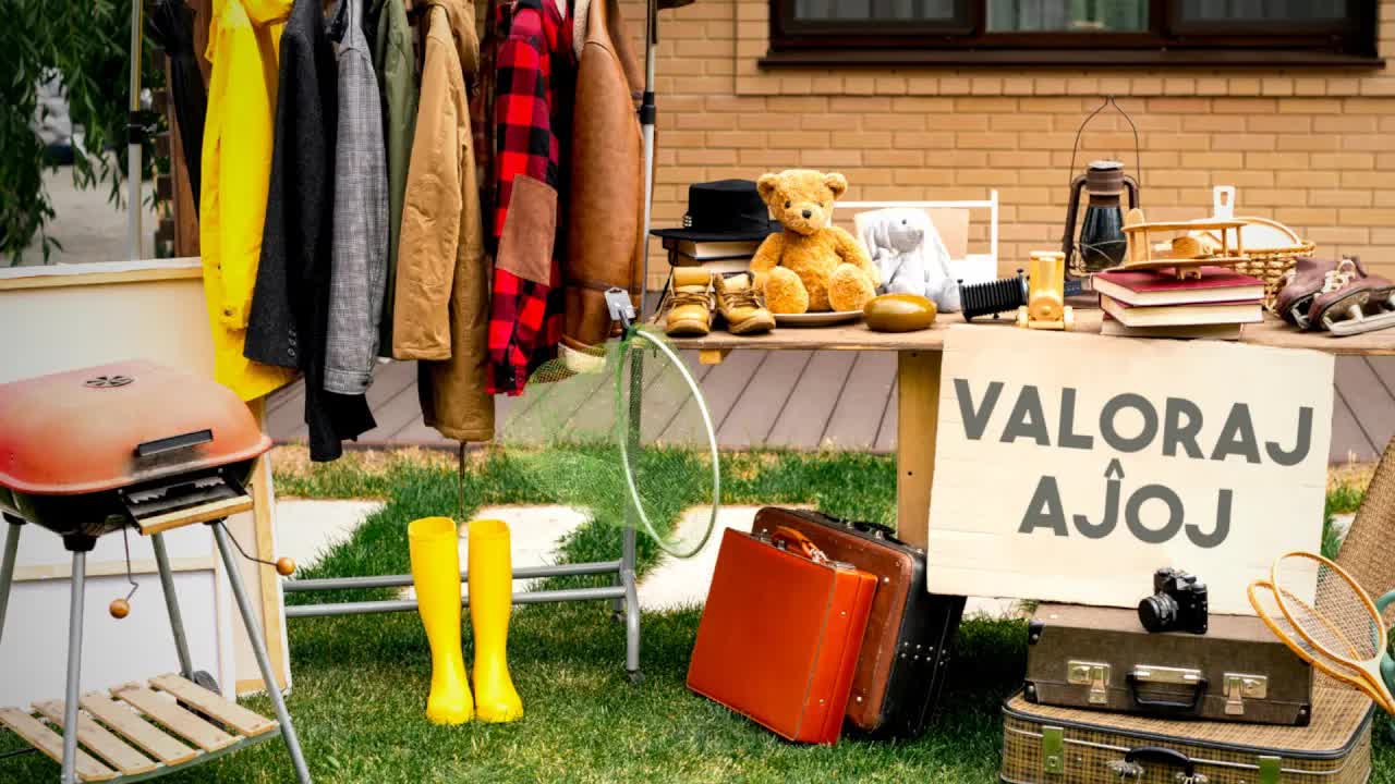 Mi vendis miajn plej valorajn aĵojn antaŭ mia malaperiĝo