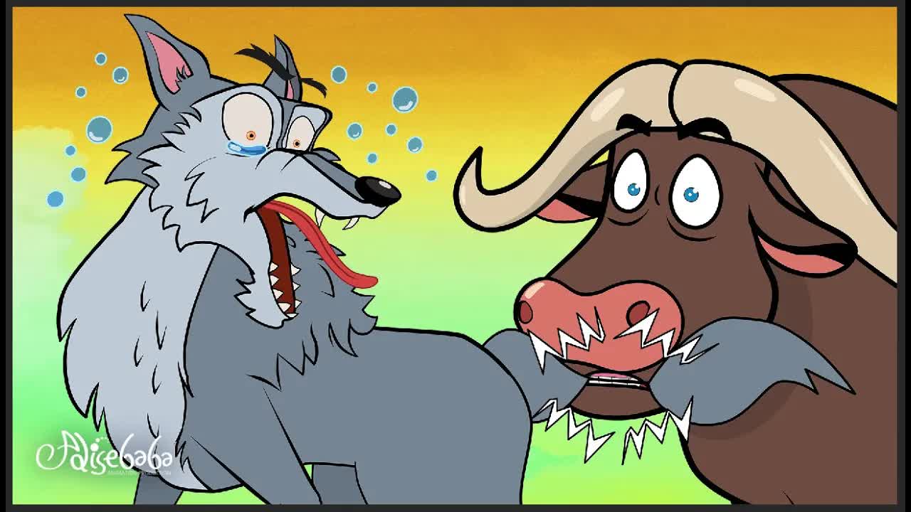 Sói Lớn Và Chú Trâu Lanh Lợi | Truyện Cổ Tích