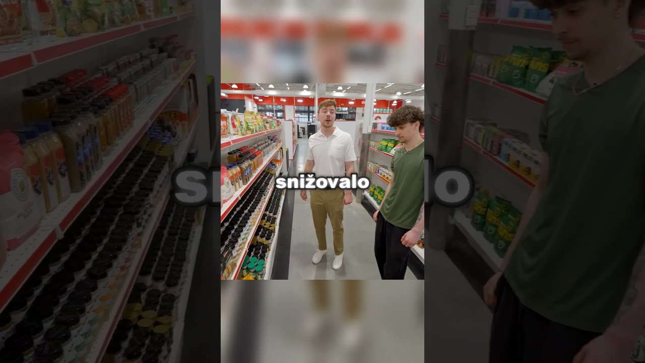 MrBeast koupil supermarket za milion dolarů