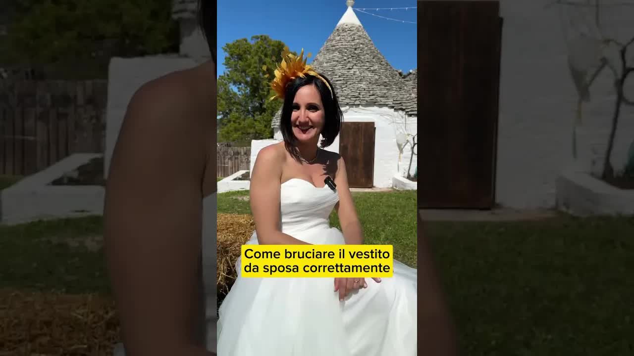 Consiglio di stile: bruciare l’abito da sposa