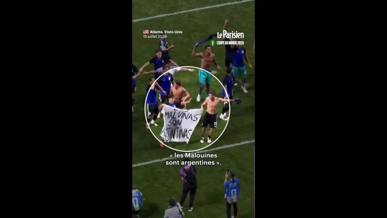 Scandale : banderole argentine sur les Malouines