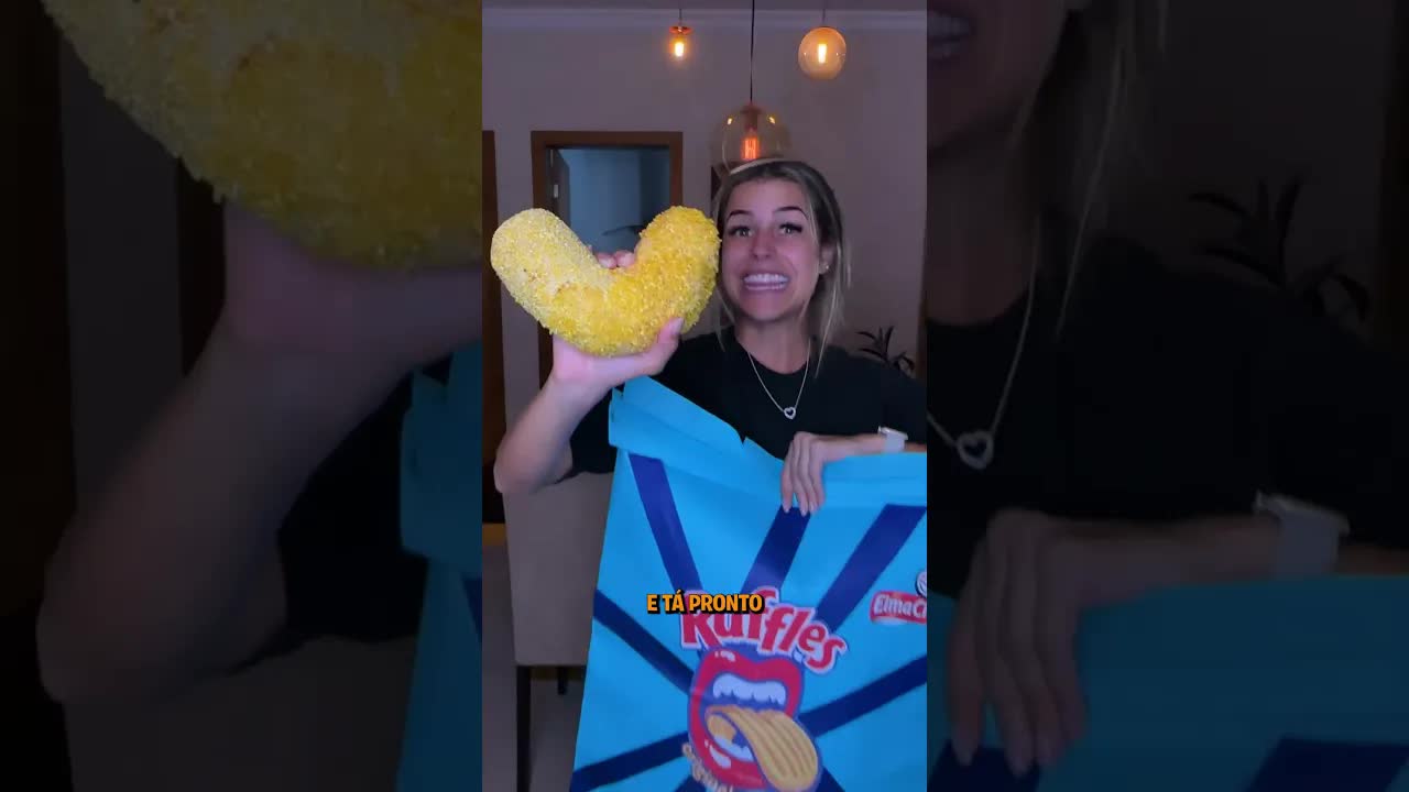 Cheetos gigante feito em casa