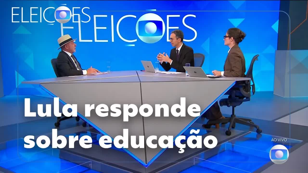 Lula fala sobre educação e plano para o ensino médio