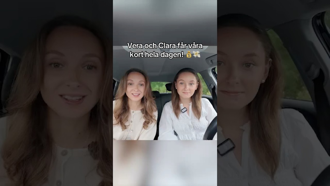 Vera och Klara köper allt de vill med vårt kort