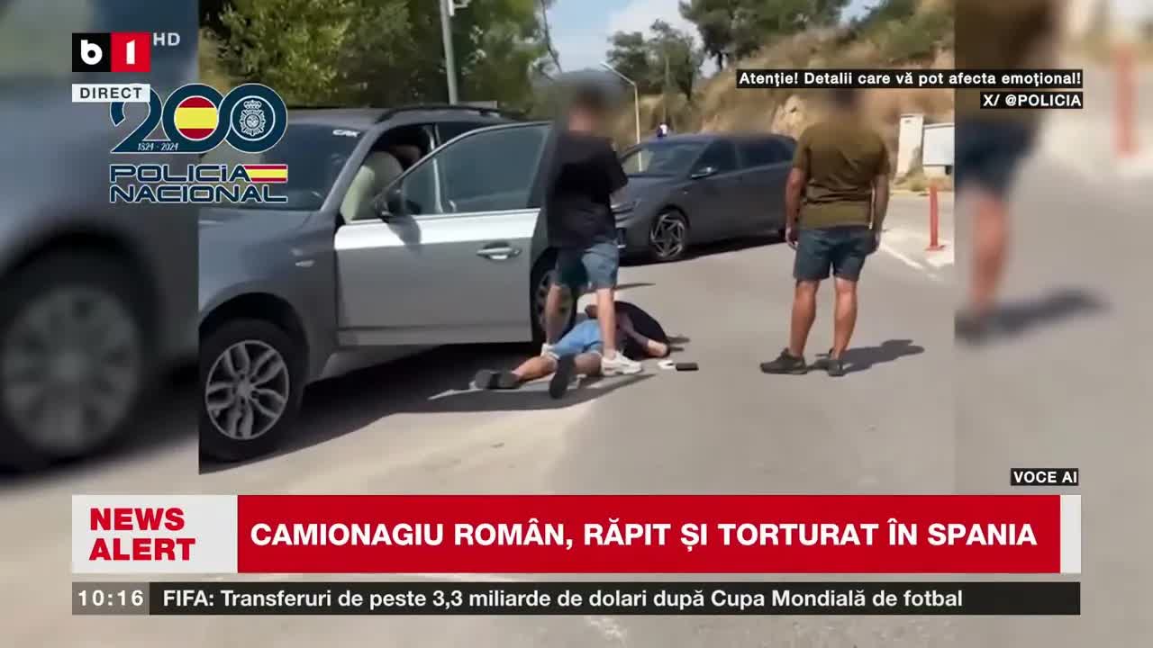 Șofer român răpit în Spania pentru 500 kg de cocaină