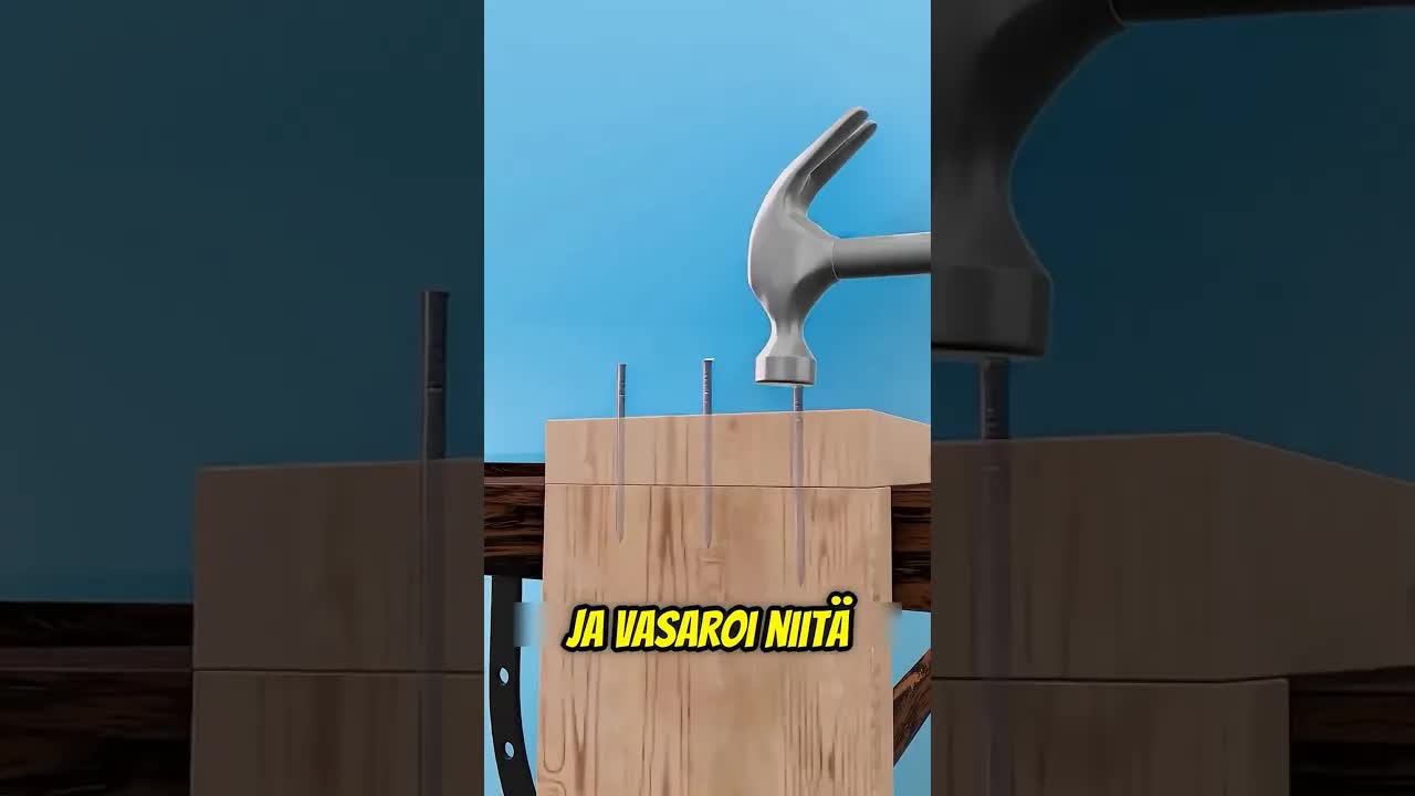 Kuinka piilottaa naulat puuhun