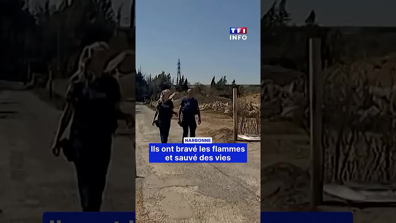 Policiers et élu sauvent des vies dans l'incendie de Narbonne