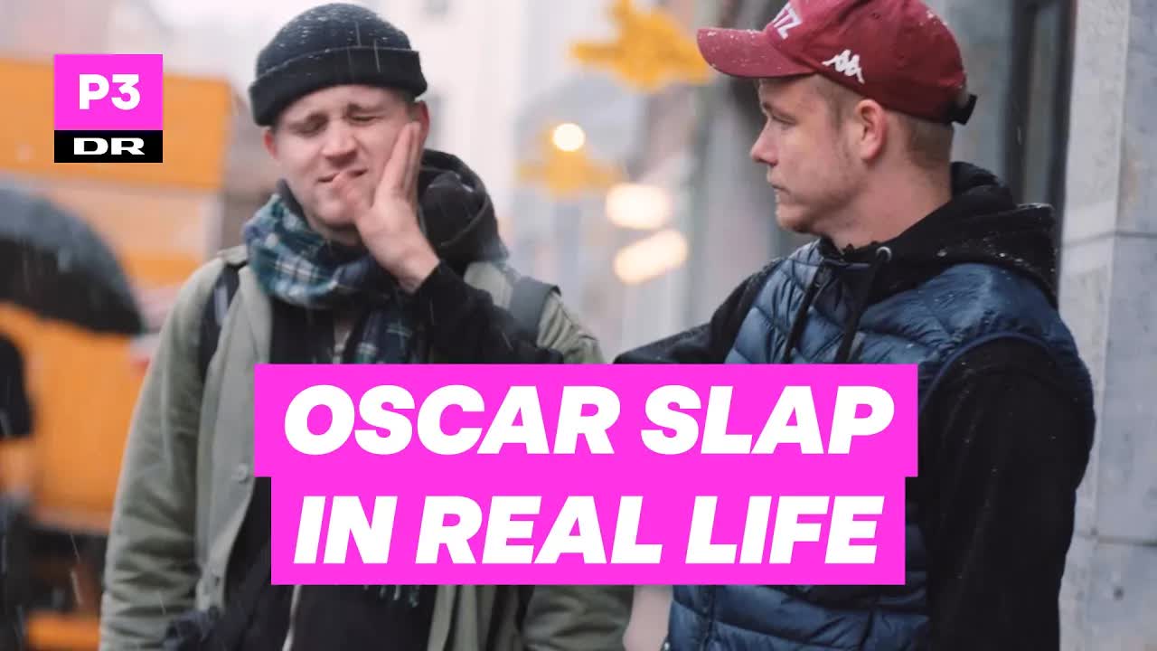 Hvad laver du? Satirisk skitse om Will Smith-lussingen