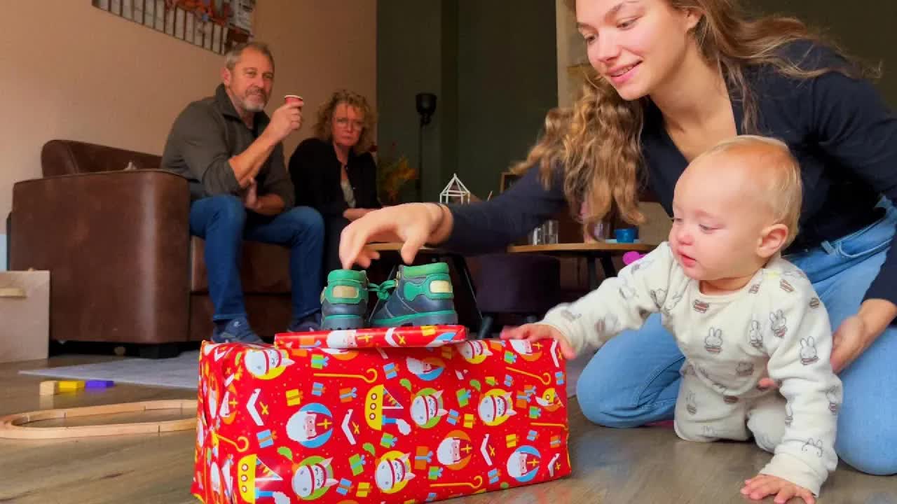 Sinterklaas Schoen Zetten bij Opa en Oma
