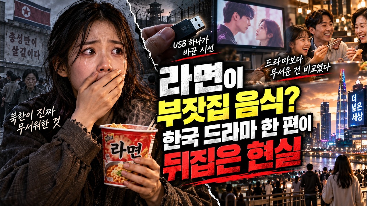 북한 드라마가 무서운 이유: 라면 한 봉지의 의미