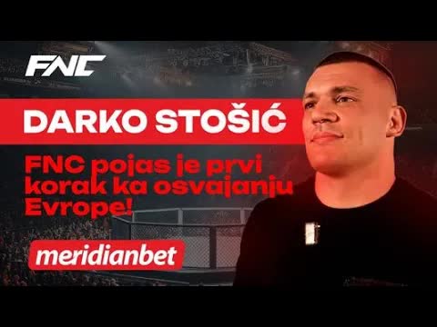 Darko Stošić o trećoj šansi za FNC pojas