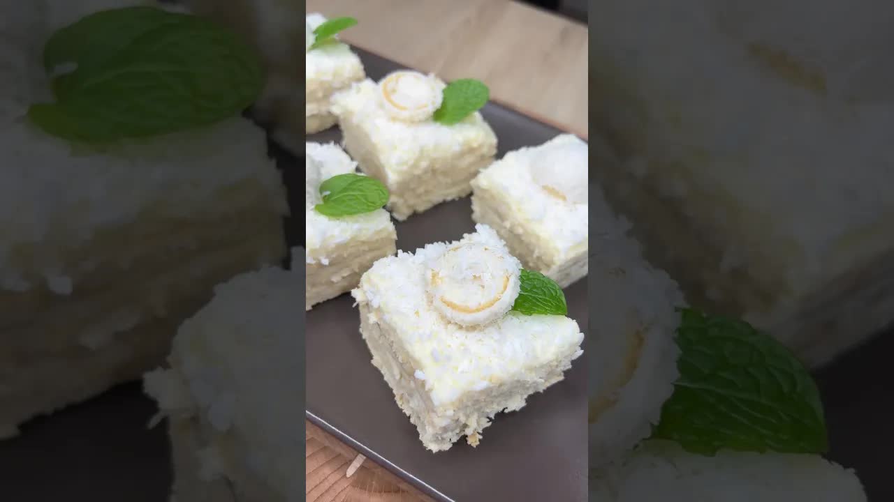 Sütés nélküli Raffaello szelet elkészítése