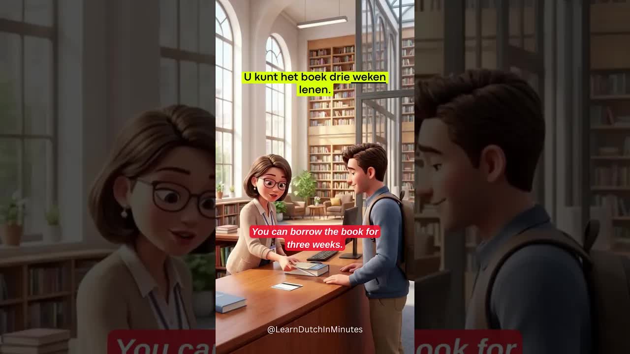 Een boek lenen in de bibliotheek