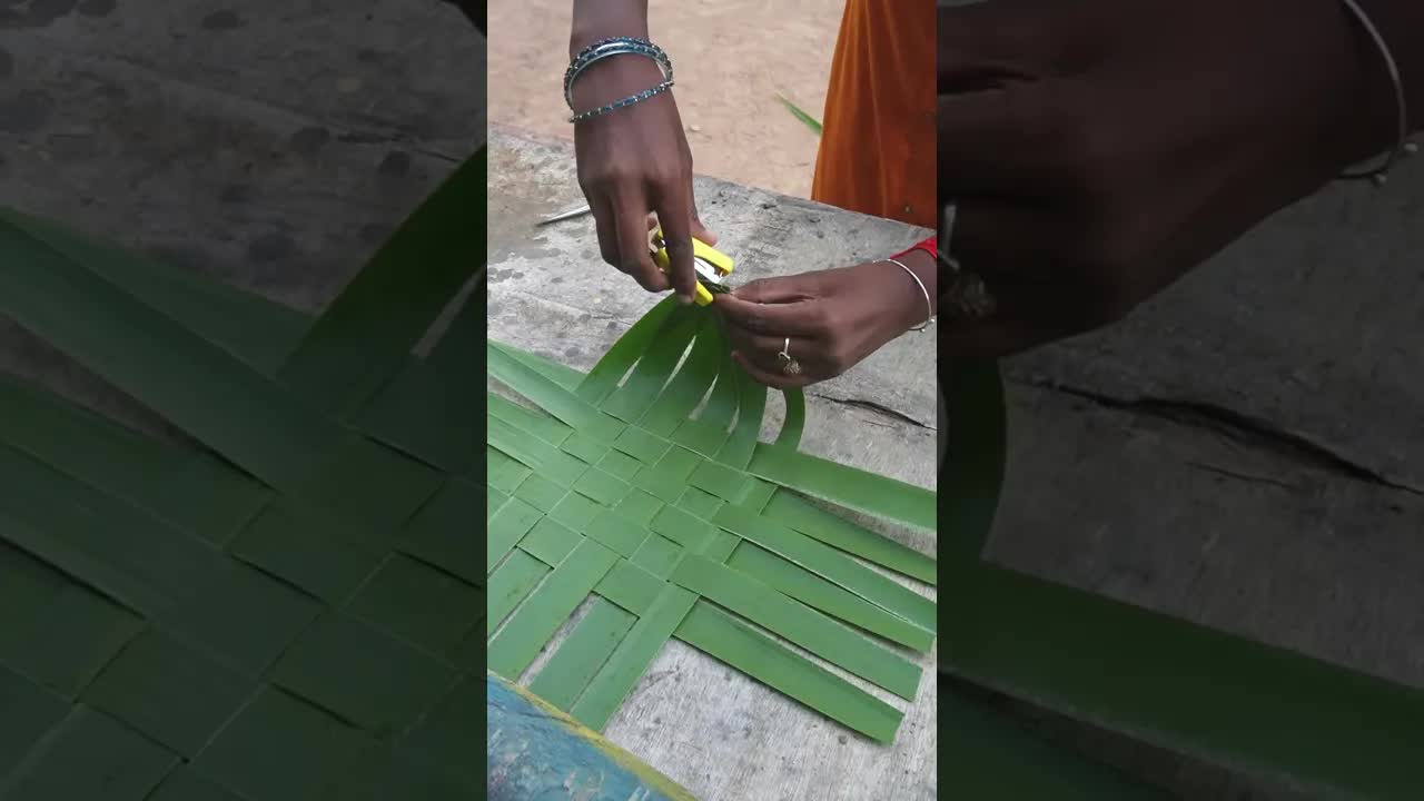 தேங்காய் ஓலையால் பூஜைக்கு அழகான பூ செய்வது