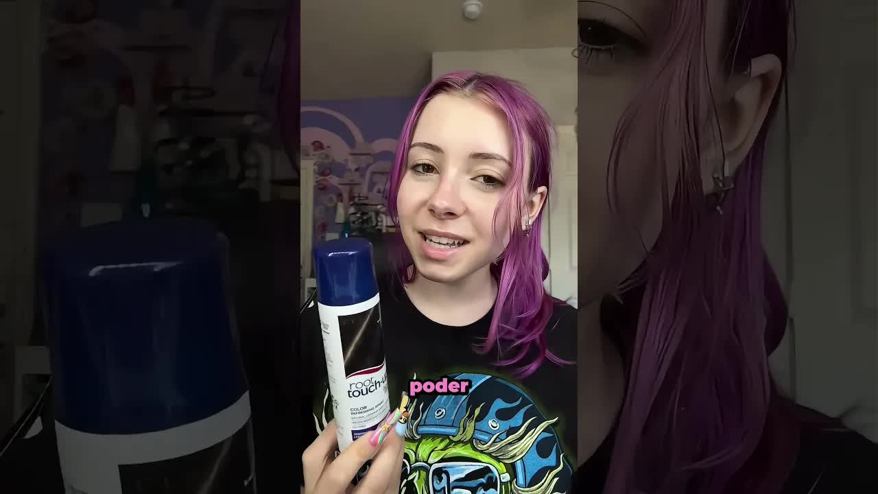 Tuve que esconder mi cabello morado antes de la graduación