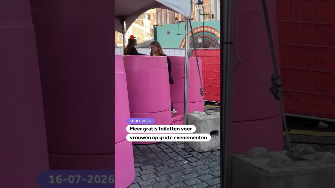 Meer gratis toiletten voor vrouwen op evenementen