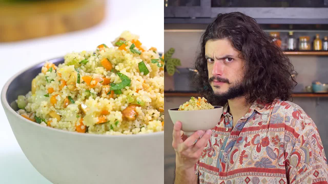 Como fazer cuscuz marroquino brasileiro