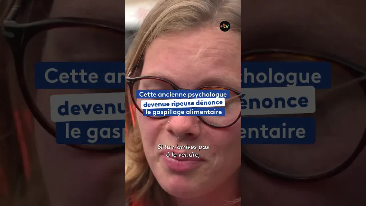 Psychologue devenue ripeuse contre le gaspillage