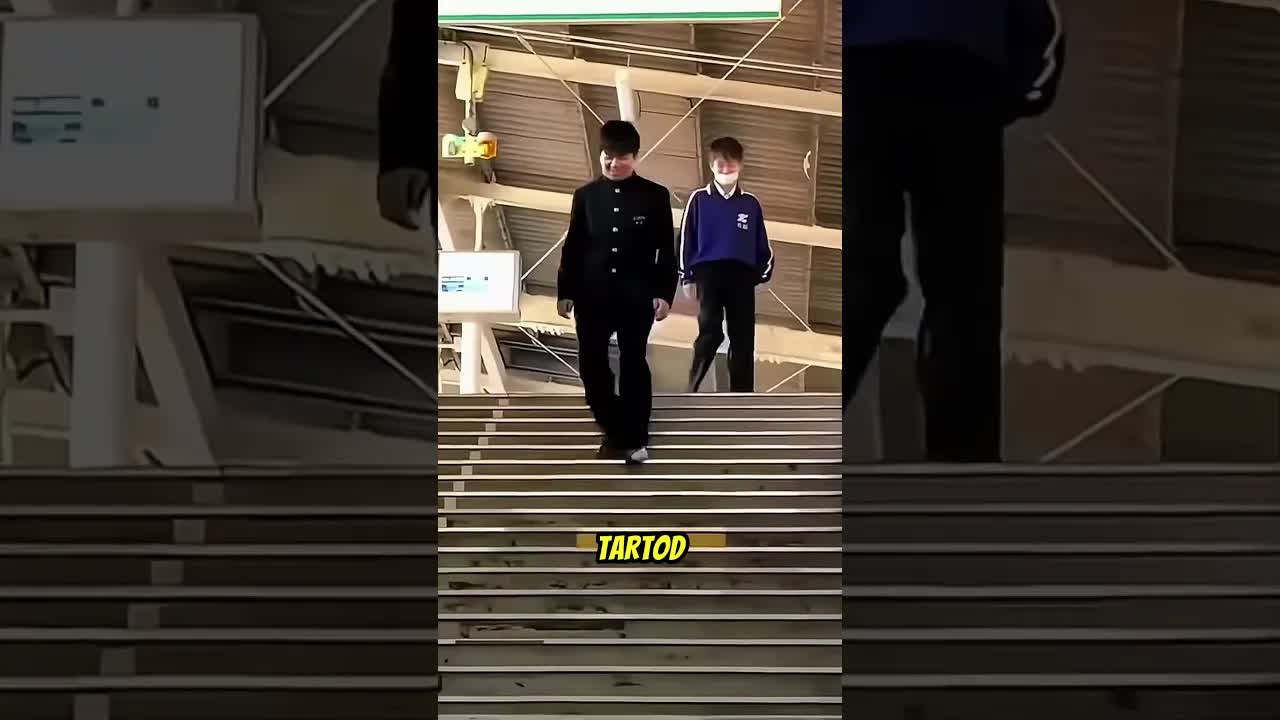 Gyors lépcsőzés trükk: Siklás a levegőben