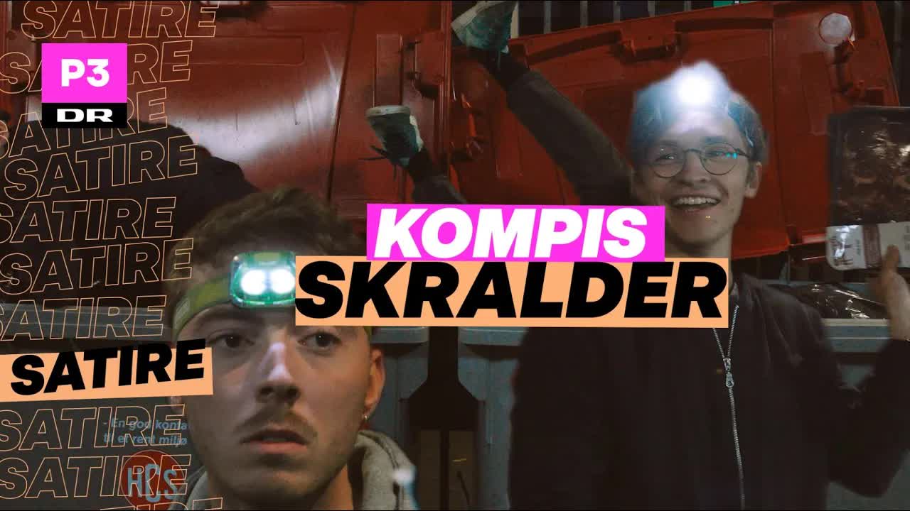 Satire om at finde ting i skraldespanden