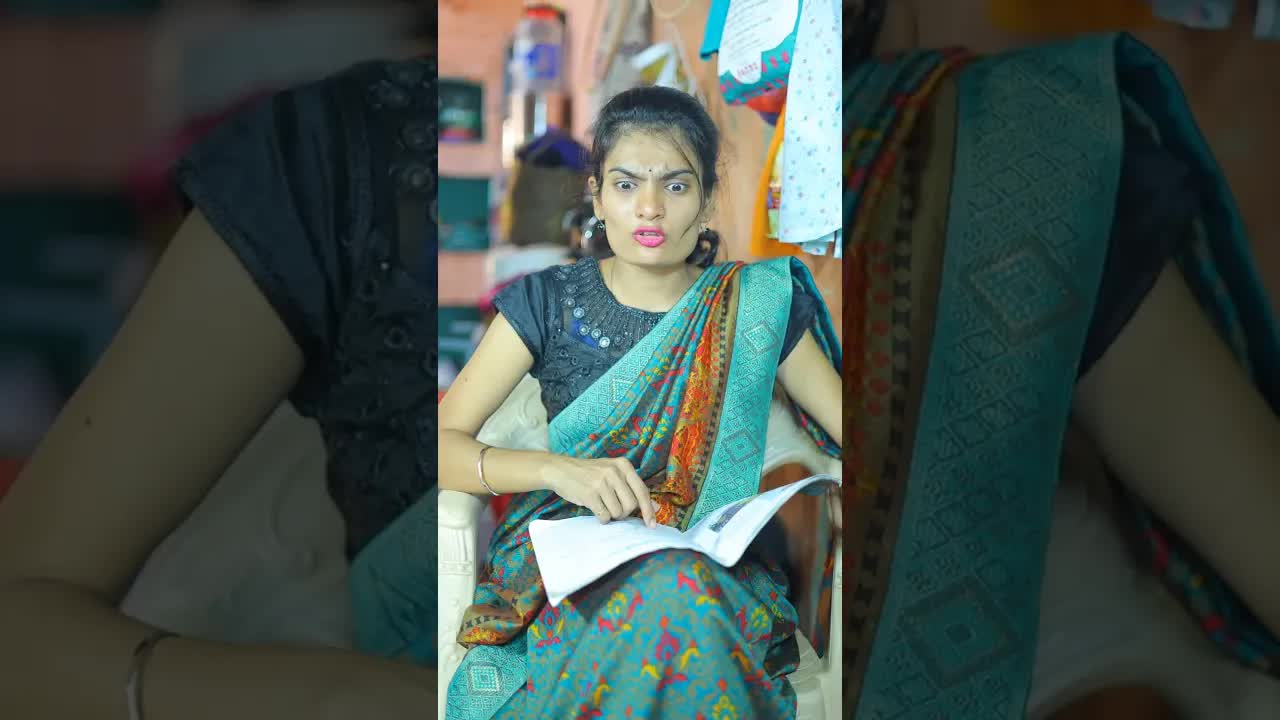 बाळाचा अभ्यास न झाल्यावर आईची प्रतिक्रिया