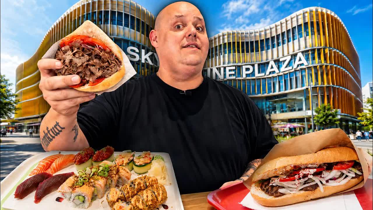 Essen im Einkaufszentrum getestet