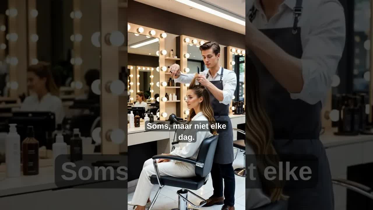 Een afspraak bij de kapper