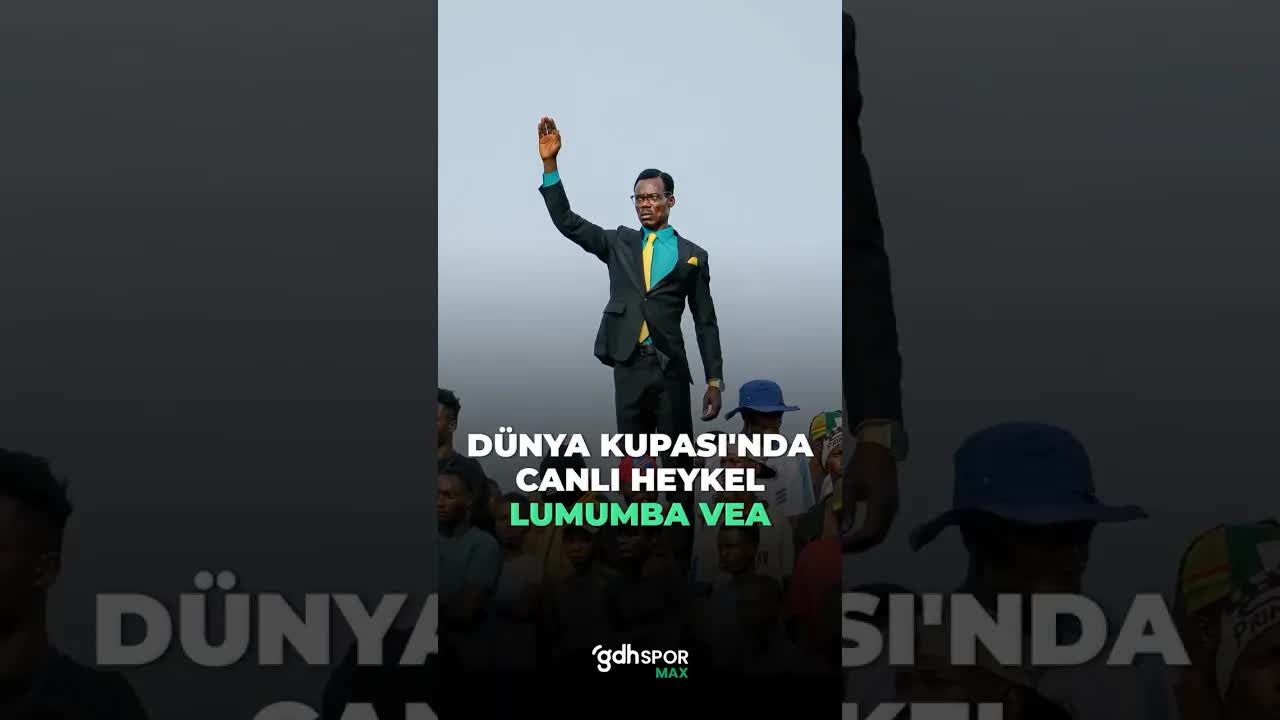 Dünya Kupası'nda Canlı Heykel: Lumumba Vea