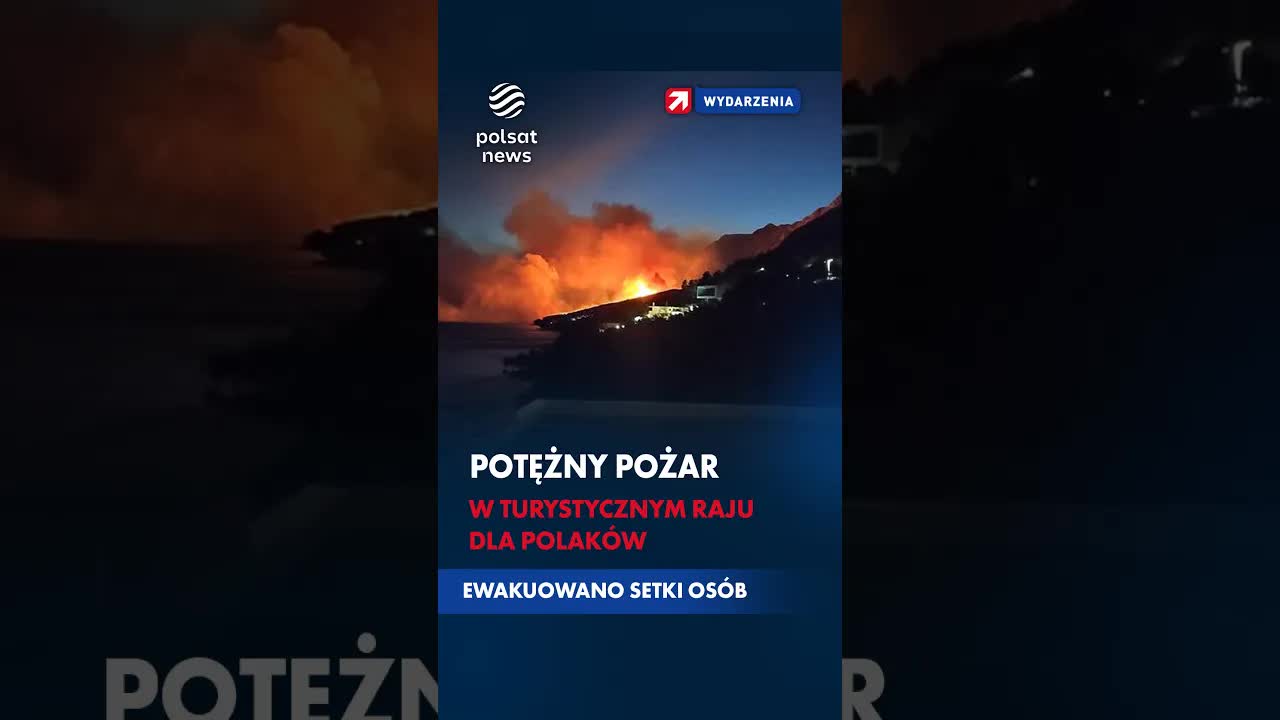 Pożar w Omiszu: Ewakuacja tysięcy turystów na chorwackim wybrzeżu