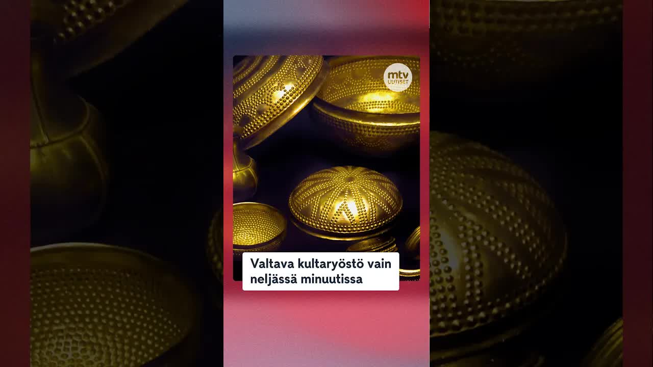 Valtava kultaryöstö neljässä minuutissa