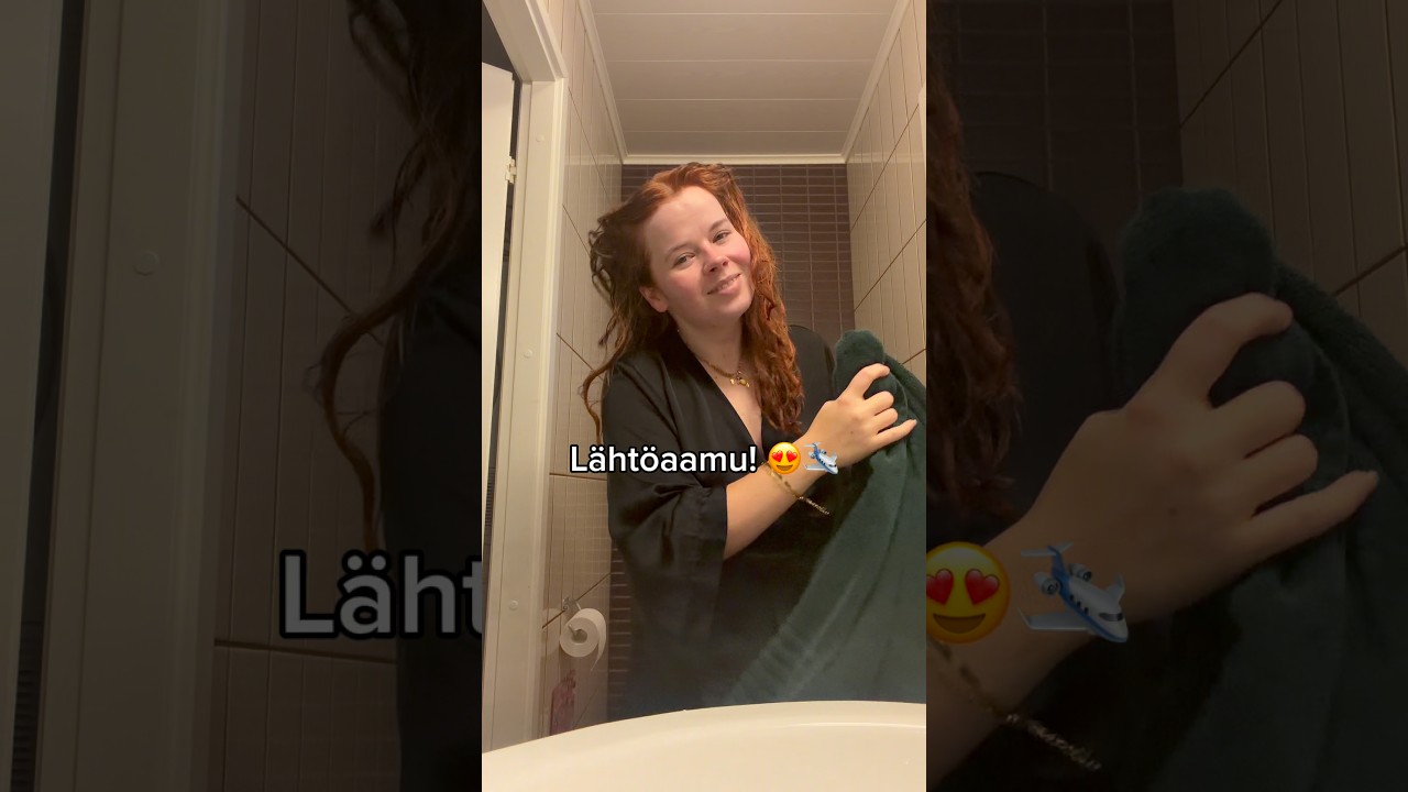 Lähtöaamu: Pakkaaminen reissuun