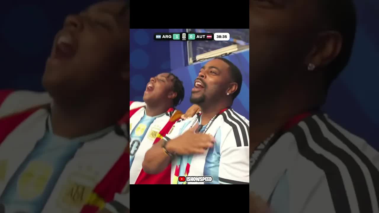 Reacția lui IShowSpeed la golul lui Messi
