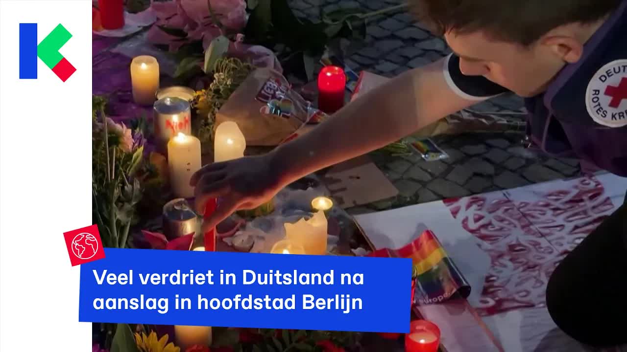 Verdriet in Berlijn na aanval op Pride