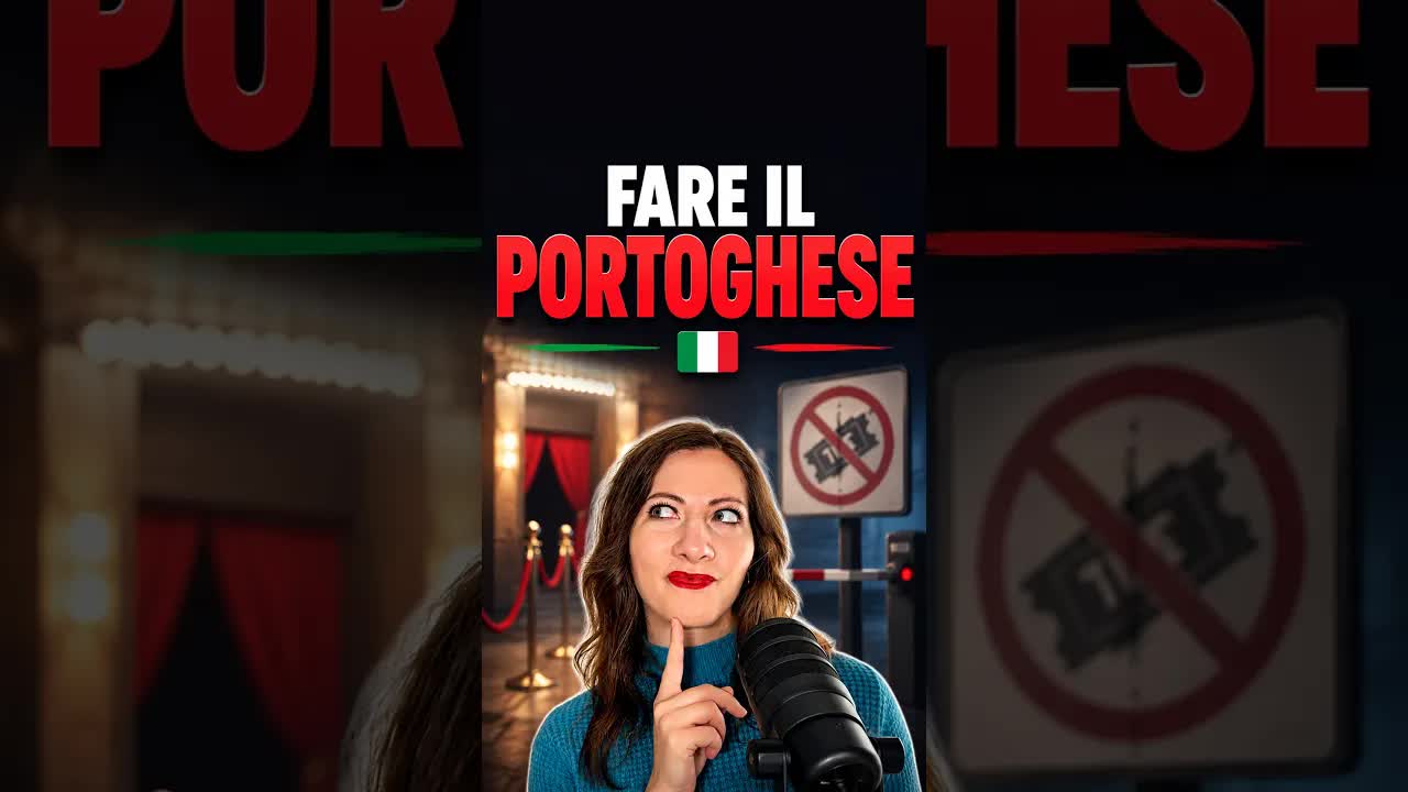 Cosa significa fare il portoghese?