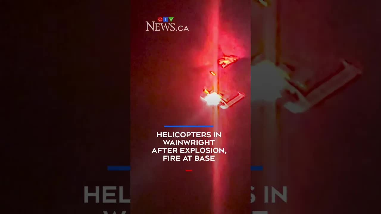 Helicopters Arrive at Wainwright Airport