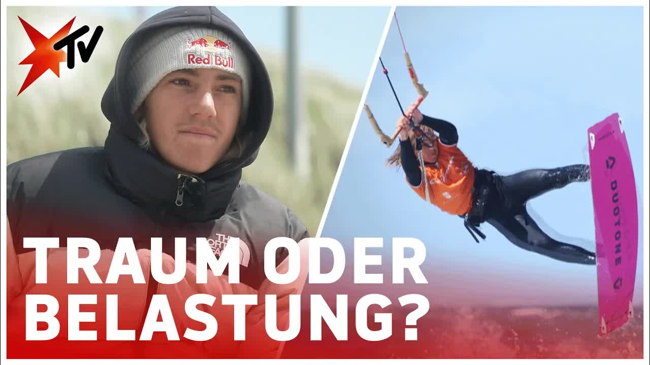 Kitesurf-Weltmeister Finn Flügel unter Druck