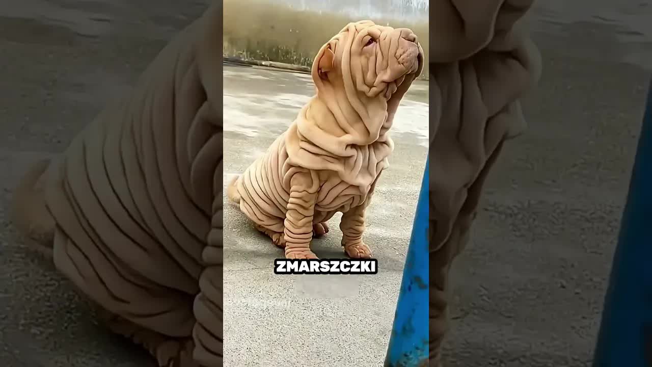 Szczeniak z największą liczbą zmarszczek na świecie