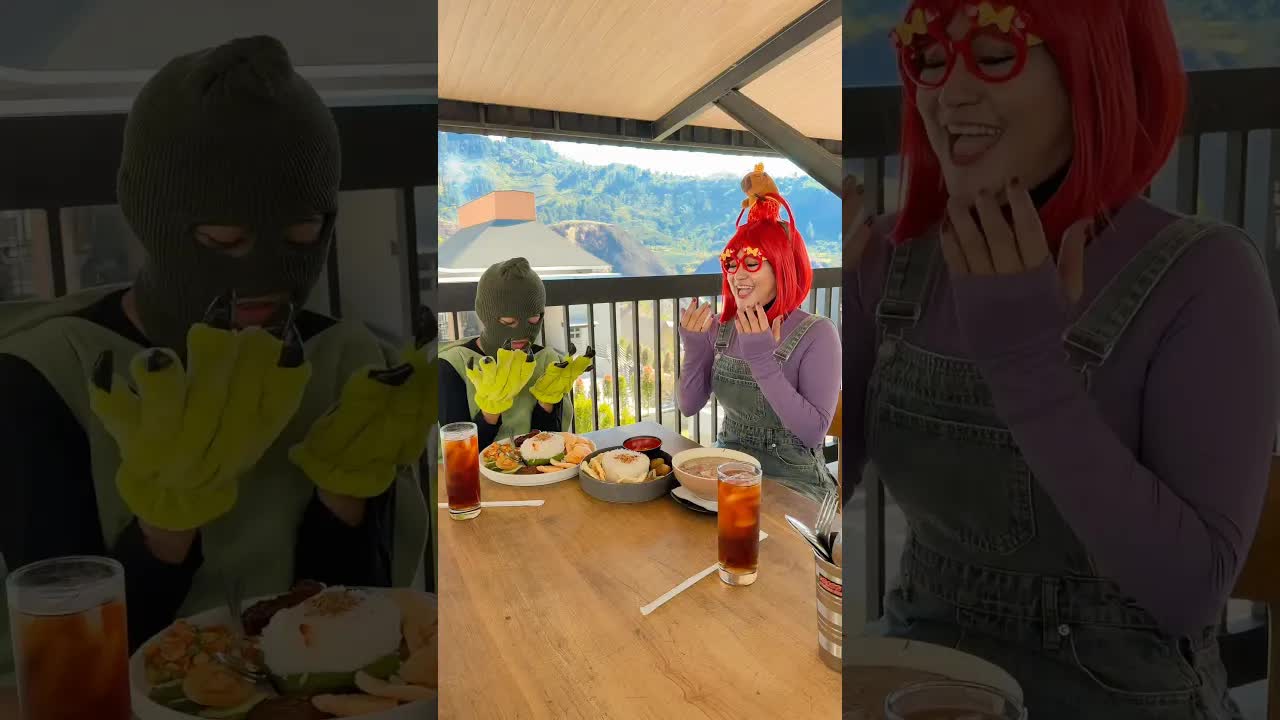 Nurma Makan Bersama Patung Cinung