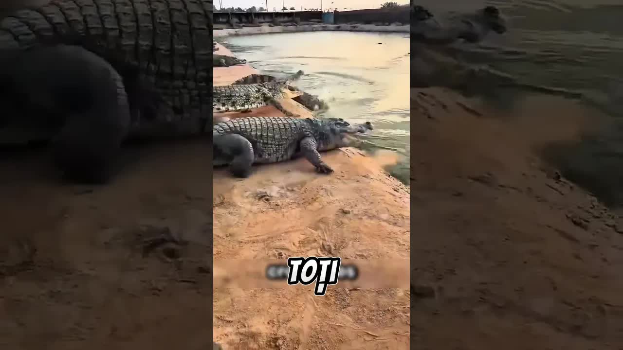 Crocodilii au scăpat din lac