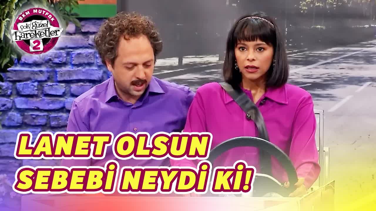 Kızın Babasından Araba Sürmeyi Öğrenmesi