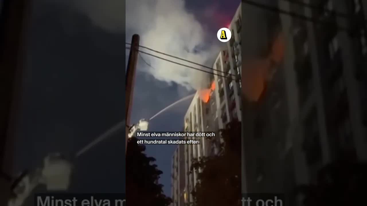 Minst elva döda i ryska attacker mot Ukraina