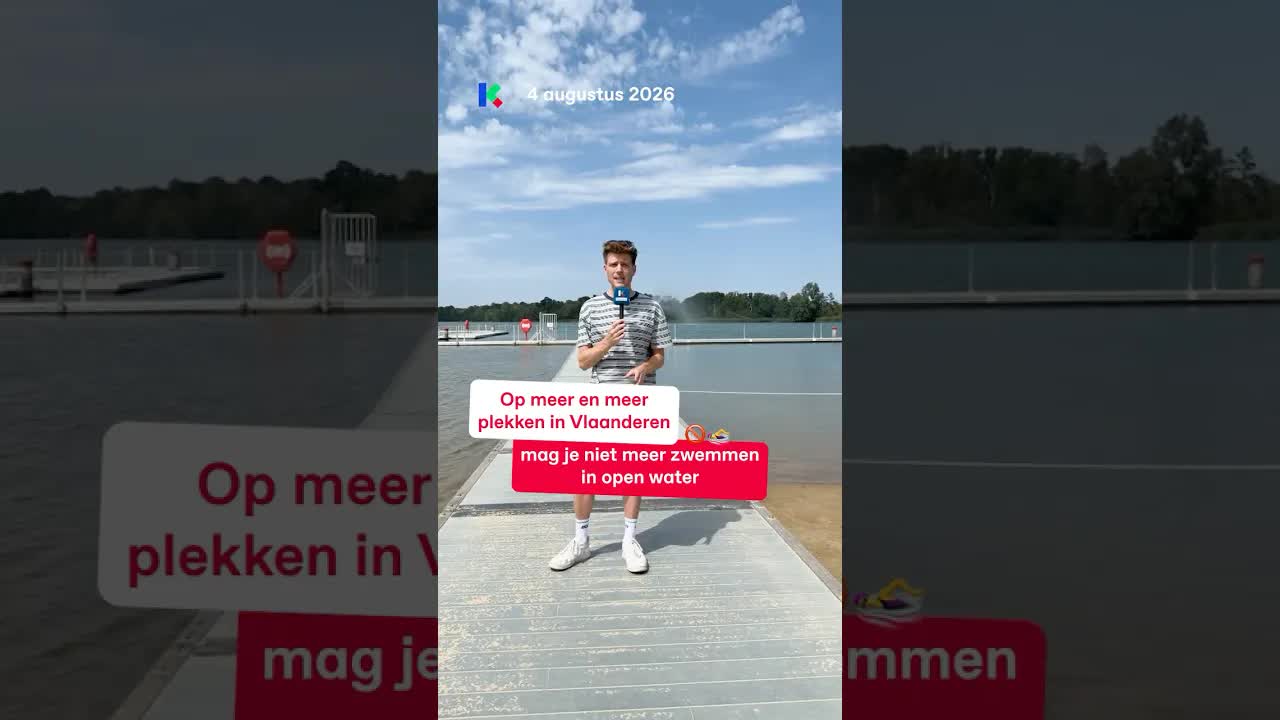 Blauwalgen verbieden zwemmen in Vlaanderen
