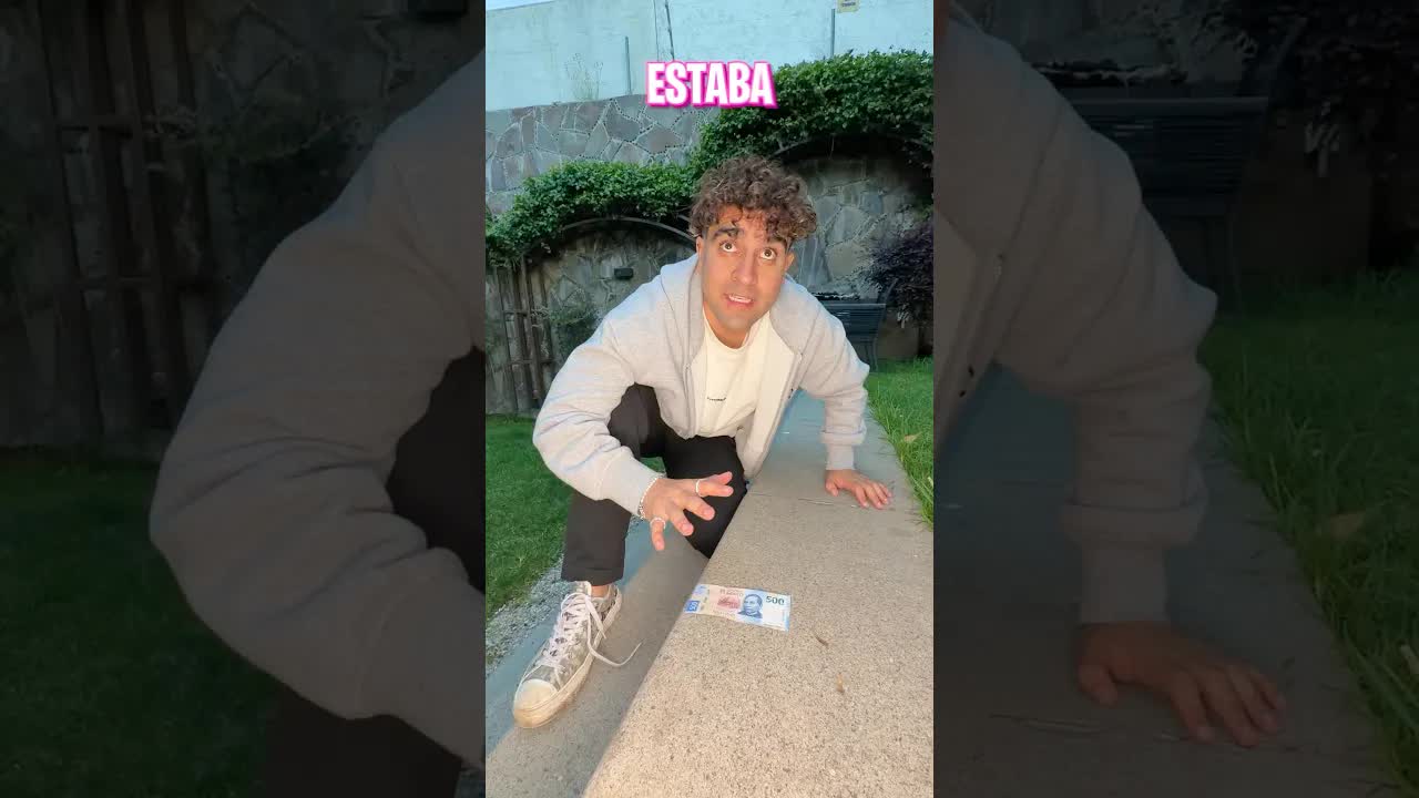 No agarres billetes en la calle