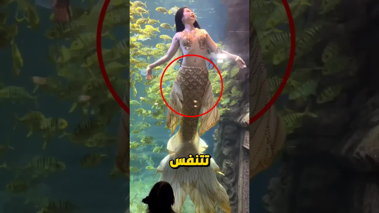 السر الذي تخفيه حوريات البحر للتنفس تحت الماء